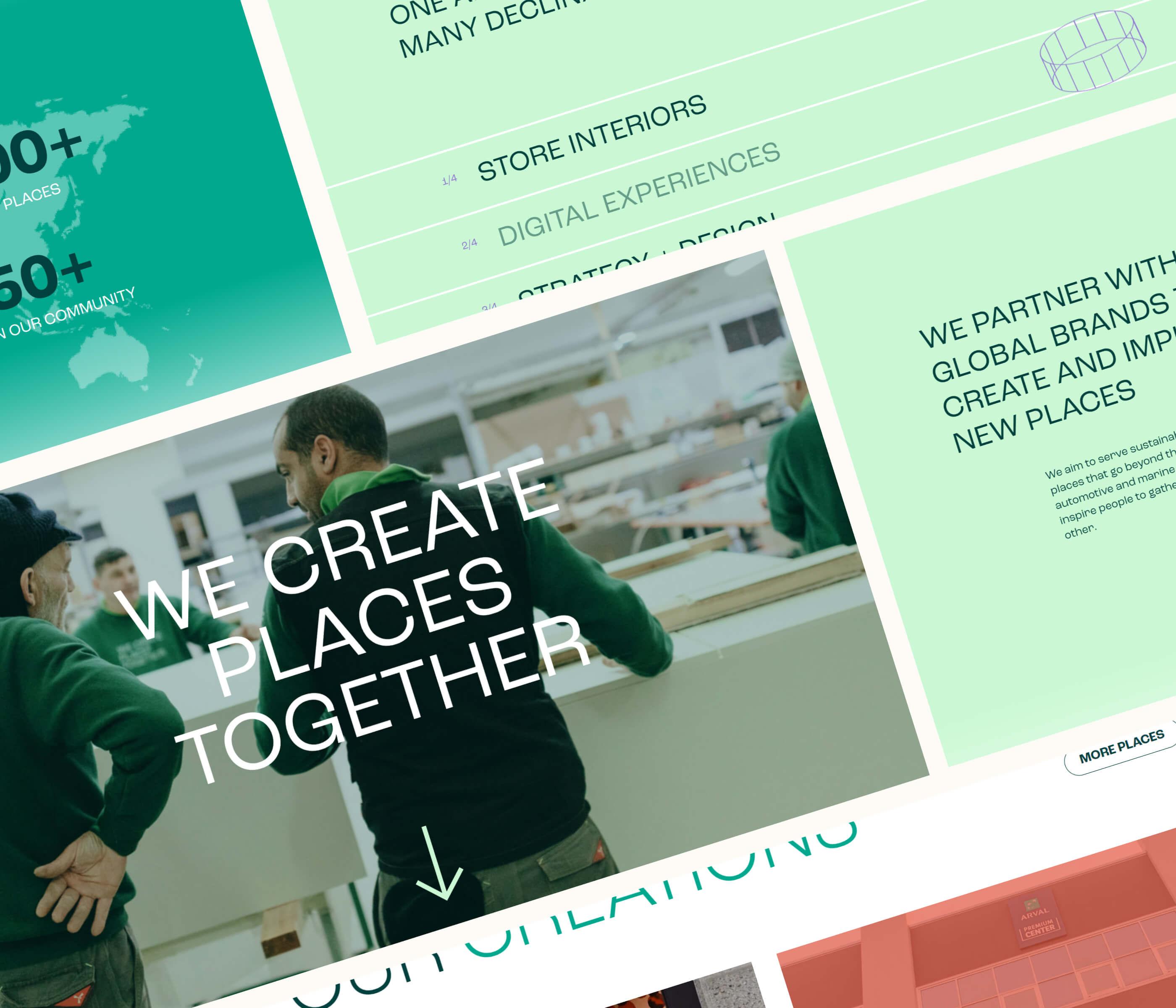 Grottini We create places together Home page